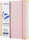 Spiral Notebook 8.5 x 11 in Hardcover Pink - 300 Pages College Ruled