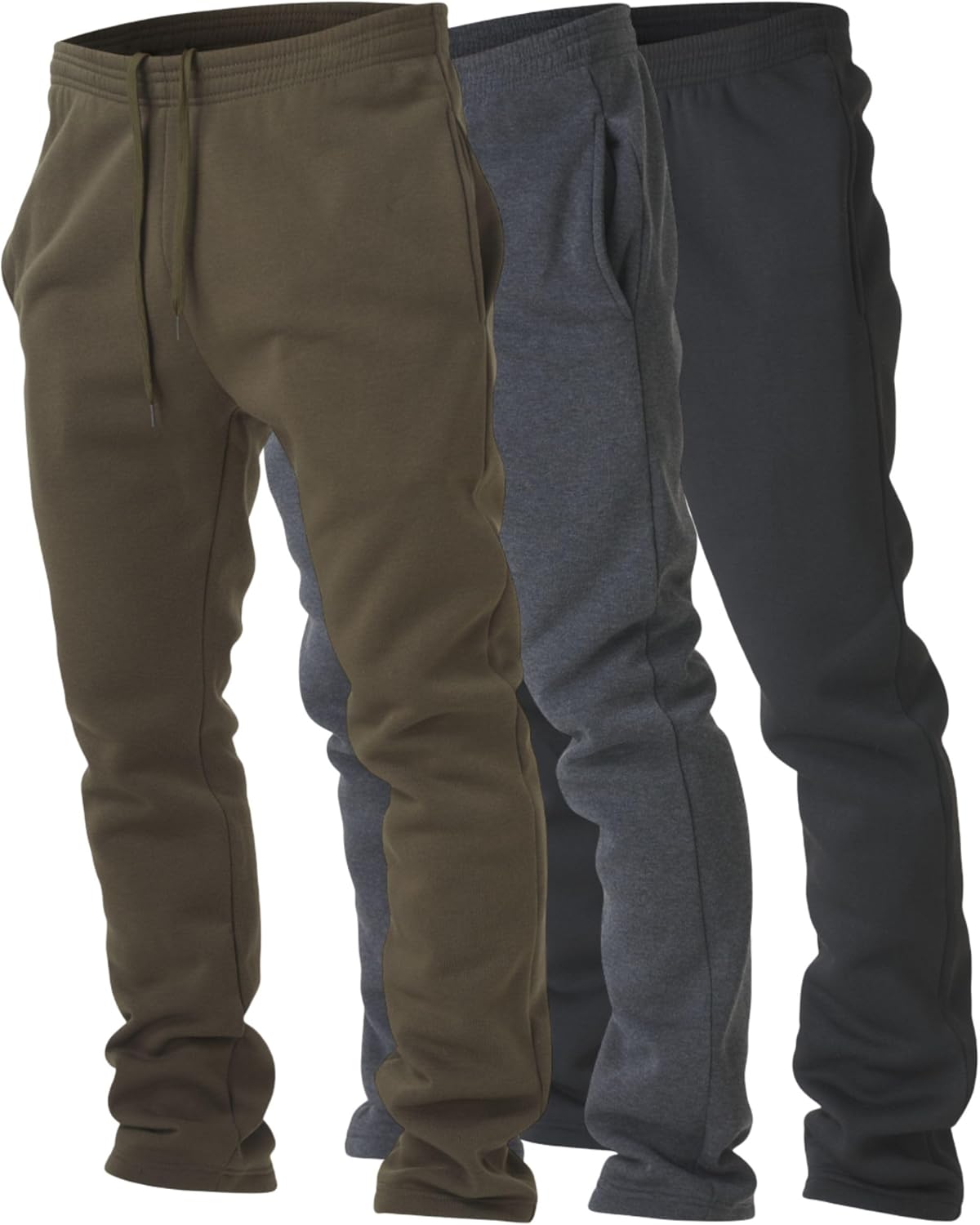 Ultra Performance Mens Fleece Wide Leg Sweatpants with Pockets