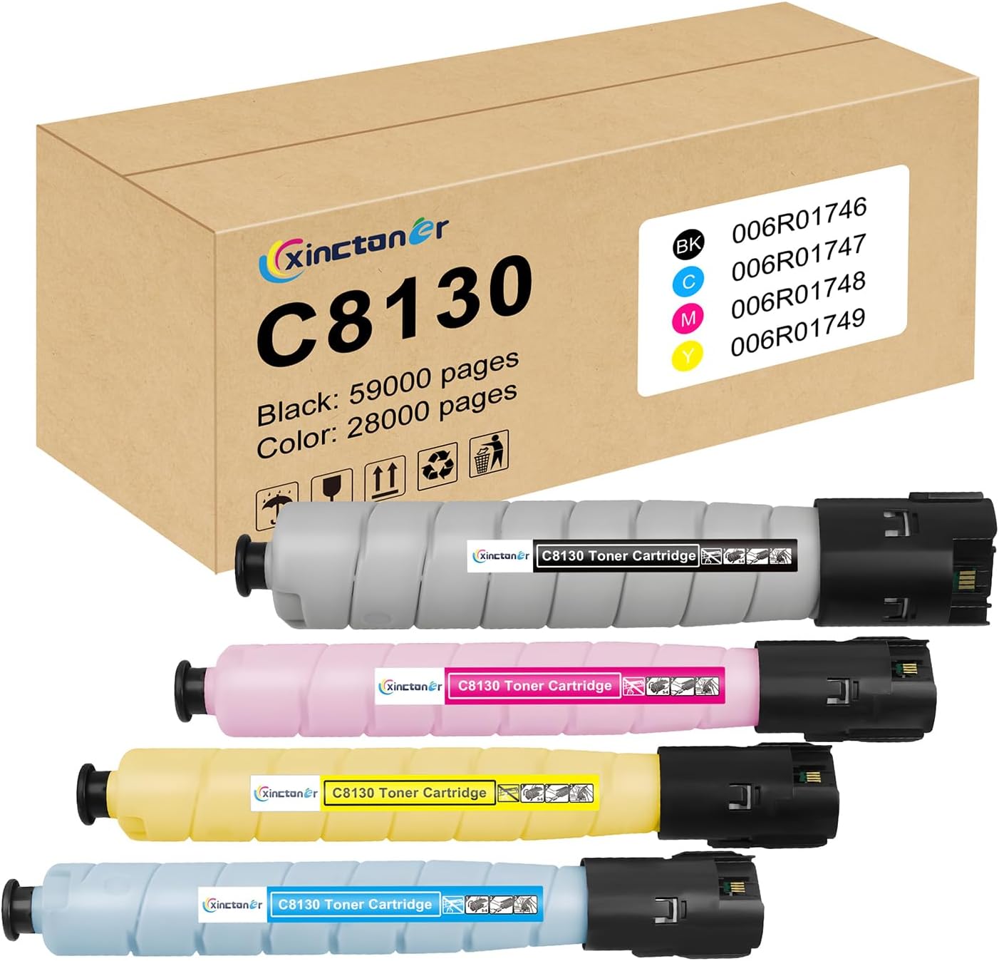 C8130 Toner Cartridge High Yield Replacement for Xerox Printers