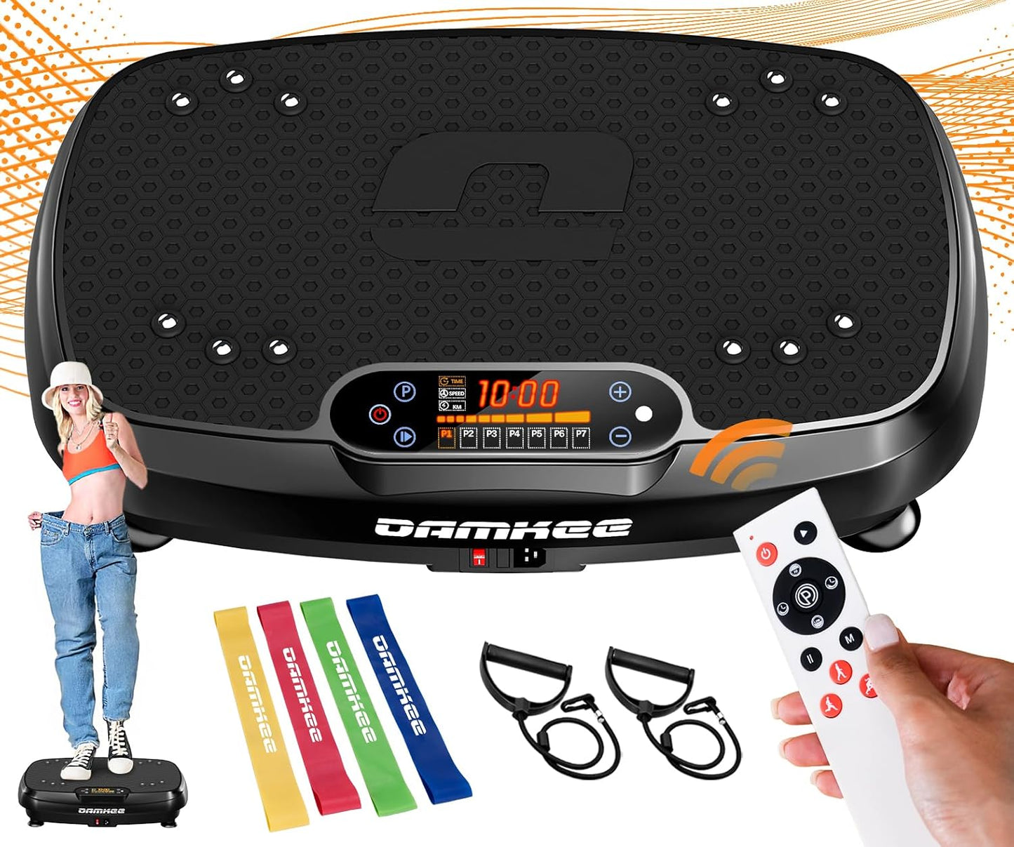 Total Body Transformation: Triple Motor Vibration Plate