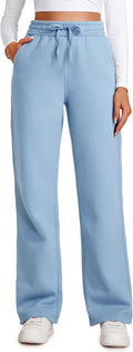 Cotton Fleece Lined Sweatpants Women 30 in - Warm Straight Lounge
