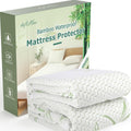 King Waterproof Mattress Protector Rayon from Bamboo - Cooling Fit