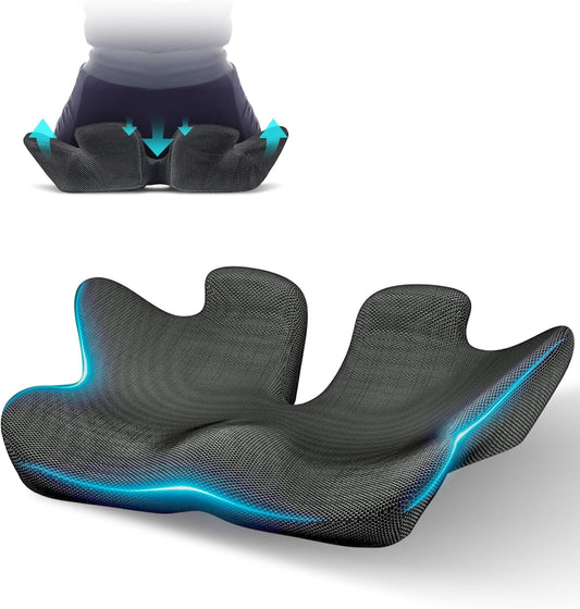ComfortMax Memory Foam Cushion - Pain Relief & Support