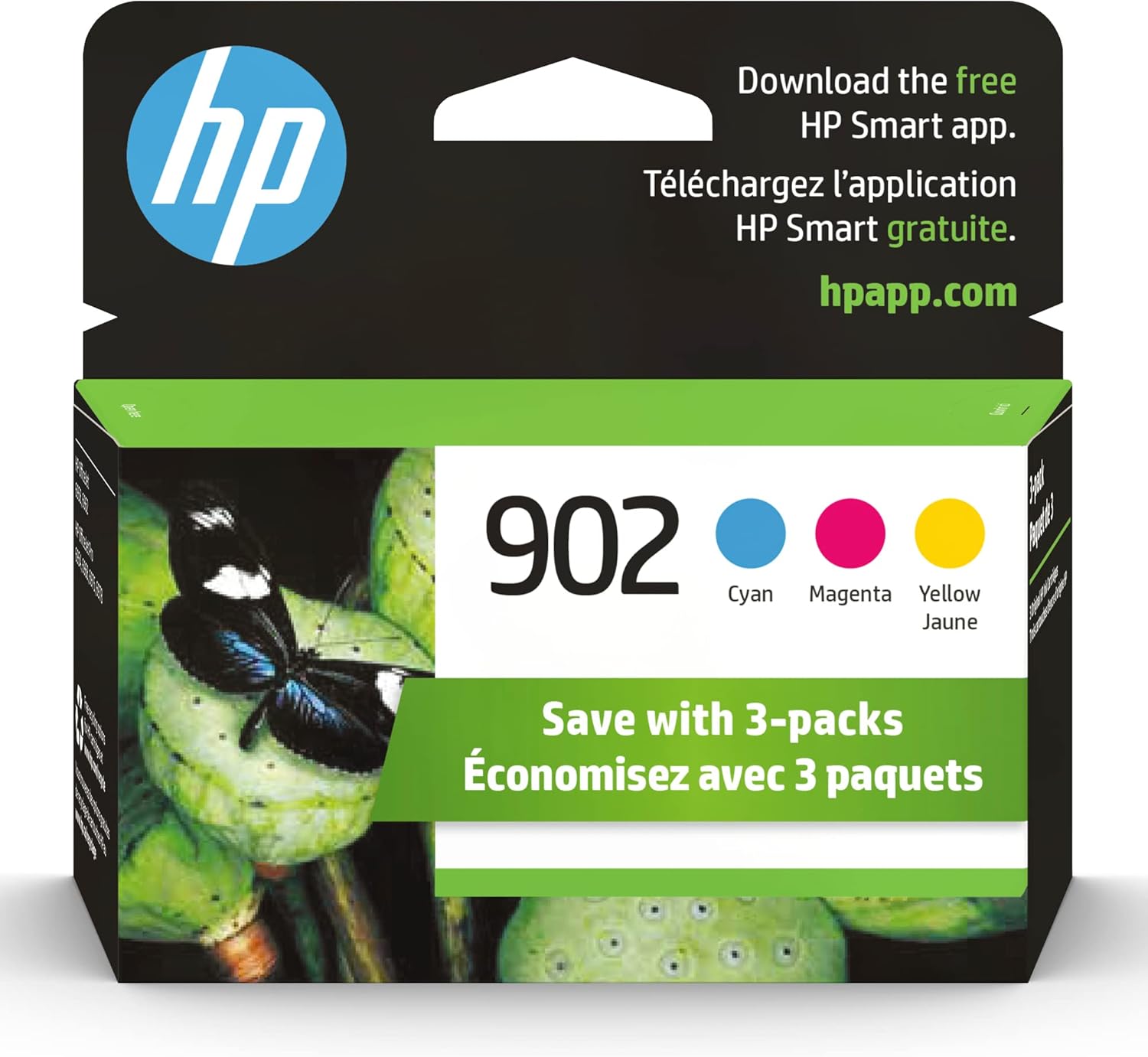 HP 902 Cyan, Magenta, Yellow Ink Cartridges for OfficeJet Series