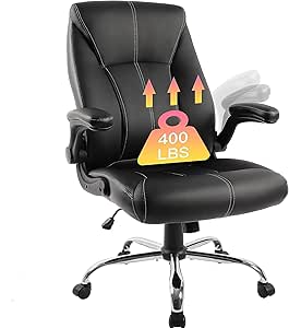Big and Tall Office Chair for Heavy People with Ergonomic Design