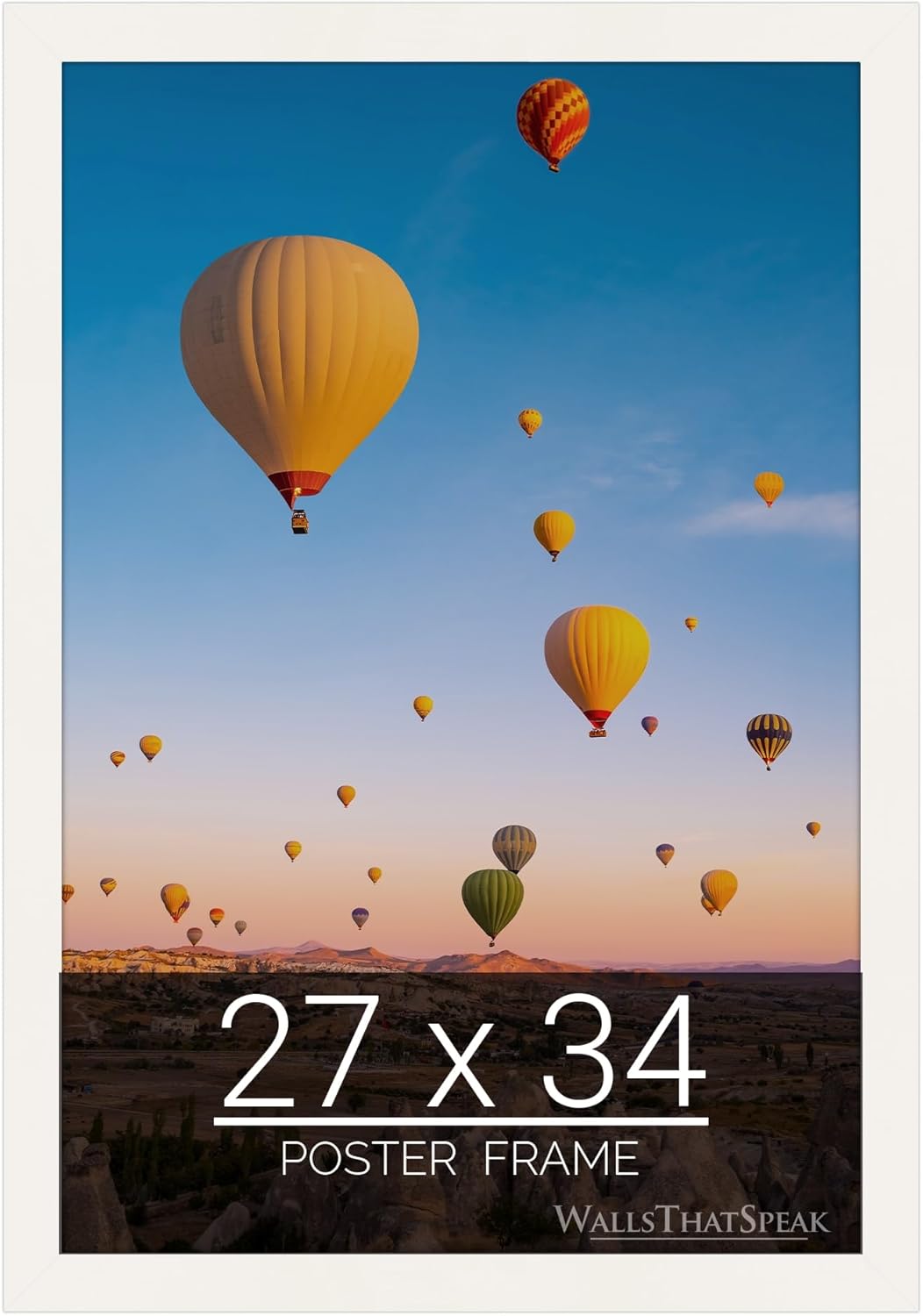 27x34 White Picture Frame for Puzzles Posters Photos Artwork