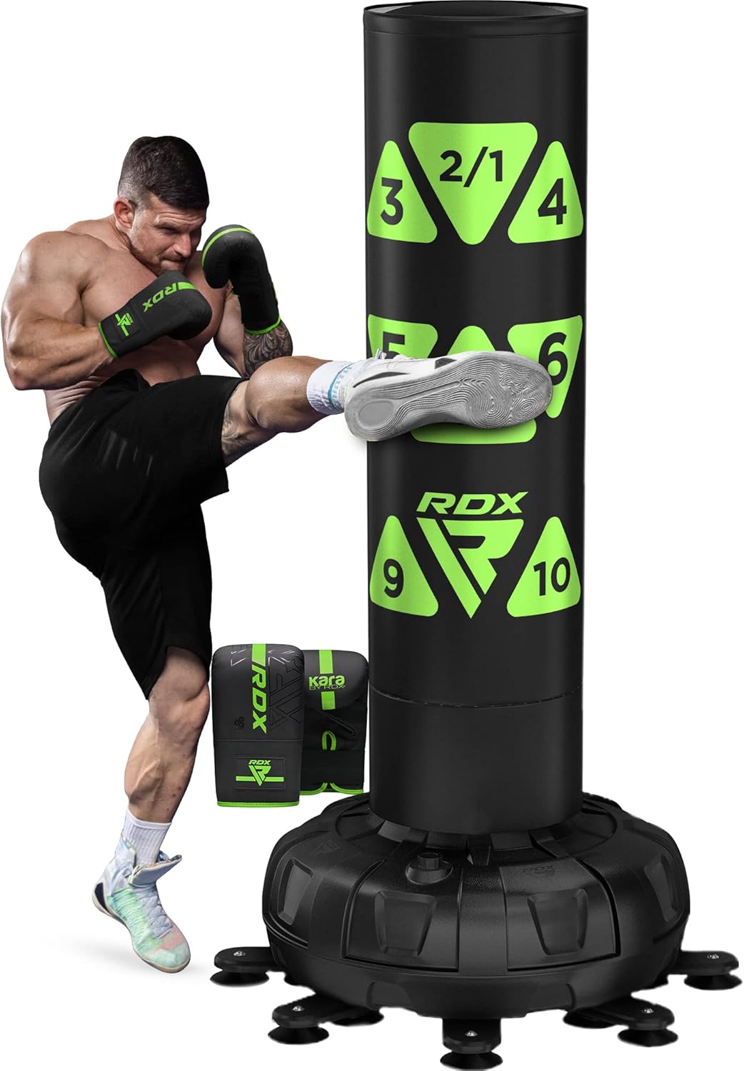 RDX XXL 330LBS Freestanding Punching Bag Set