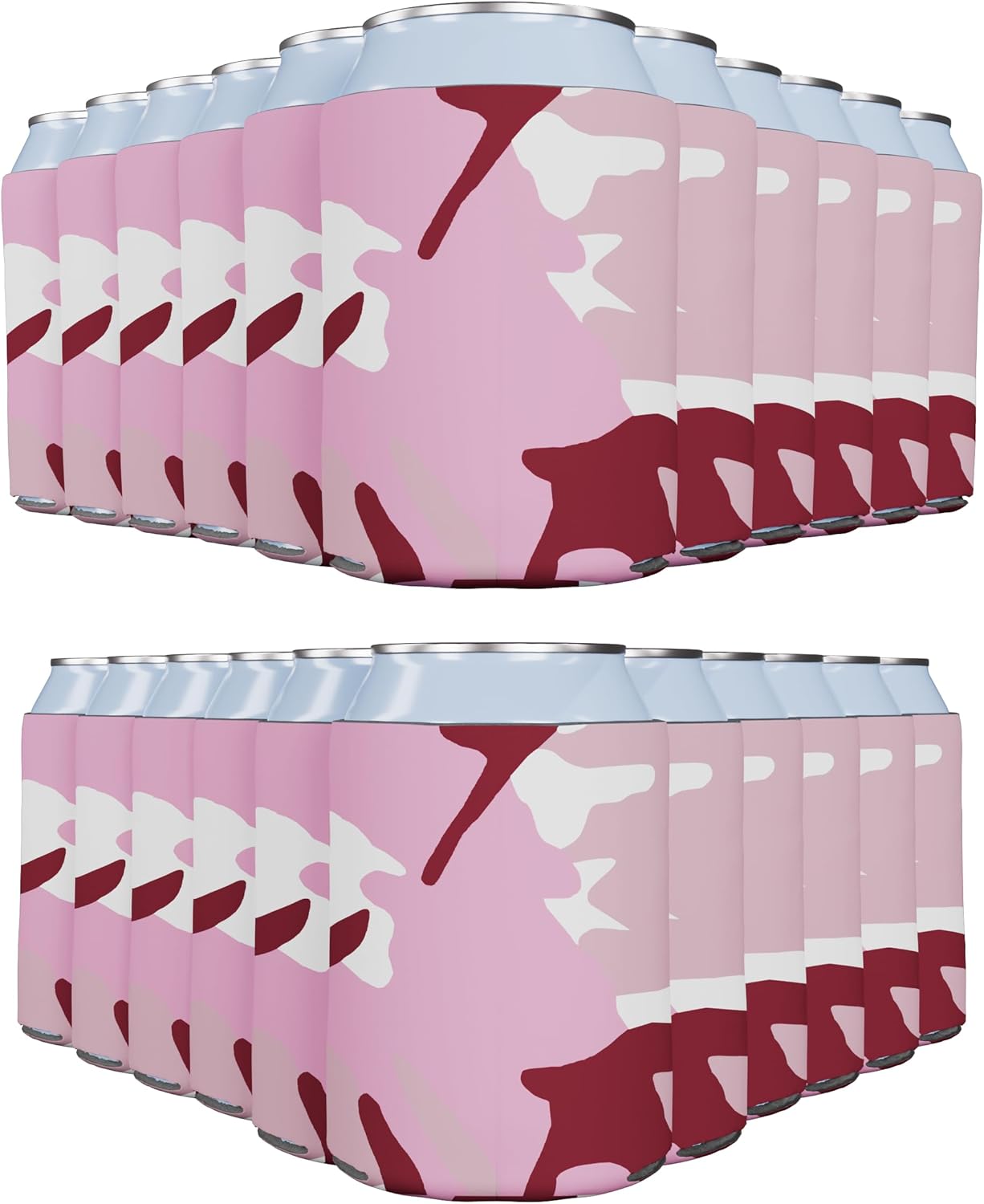 Camo Pink Blank Can Cooler Sleeves for Customizable Fun