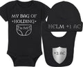 My Bag Of Holding Is Full Baby Onesie Set - Cute Gaming Gift
