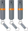 POM Pepper Spray Keychain for Everyday Carry - Flip Top Safety