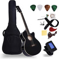 41ft Acoustic Guitar for Beginner Adult Full Size Cutaway - Complete