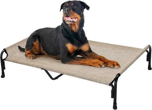 XXL Outdoor Elevated Dog Bed for Large Breeds by Veehoo