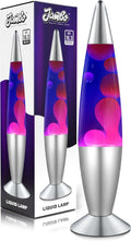 Liquid Motion Lamp 16in Blue with Purple Wax - Relaxing Magma Light