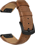 Genuine Leather 26mm Strap for Garmin Smartwatches