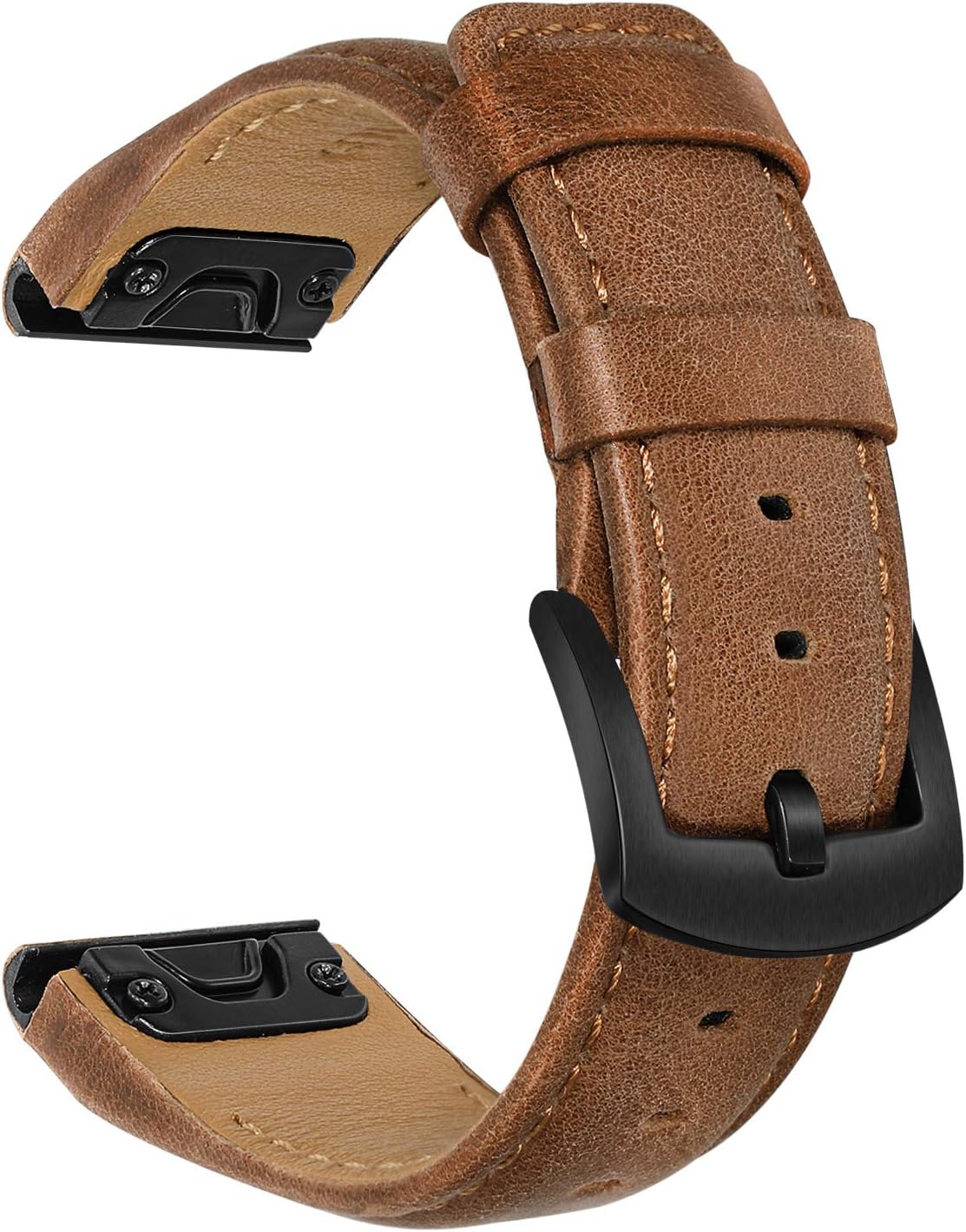 Genuine Leather 26mm Strap for Garmin Smartwatches