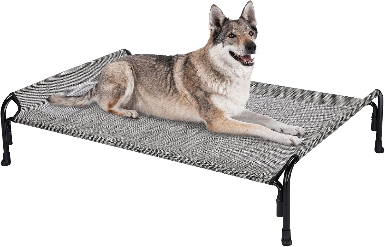 Veehoo Outdoor Elevated Dog Bed for Large Dogs - Cooling Cot