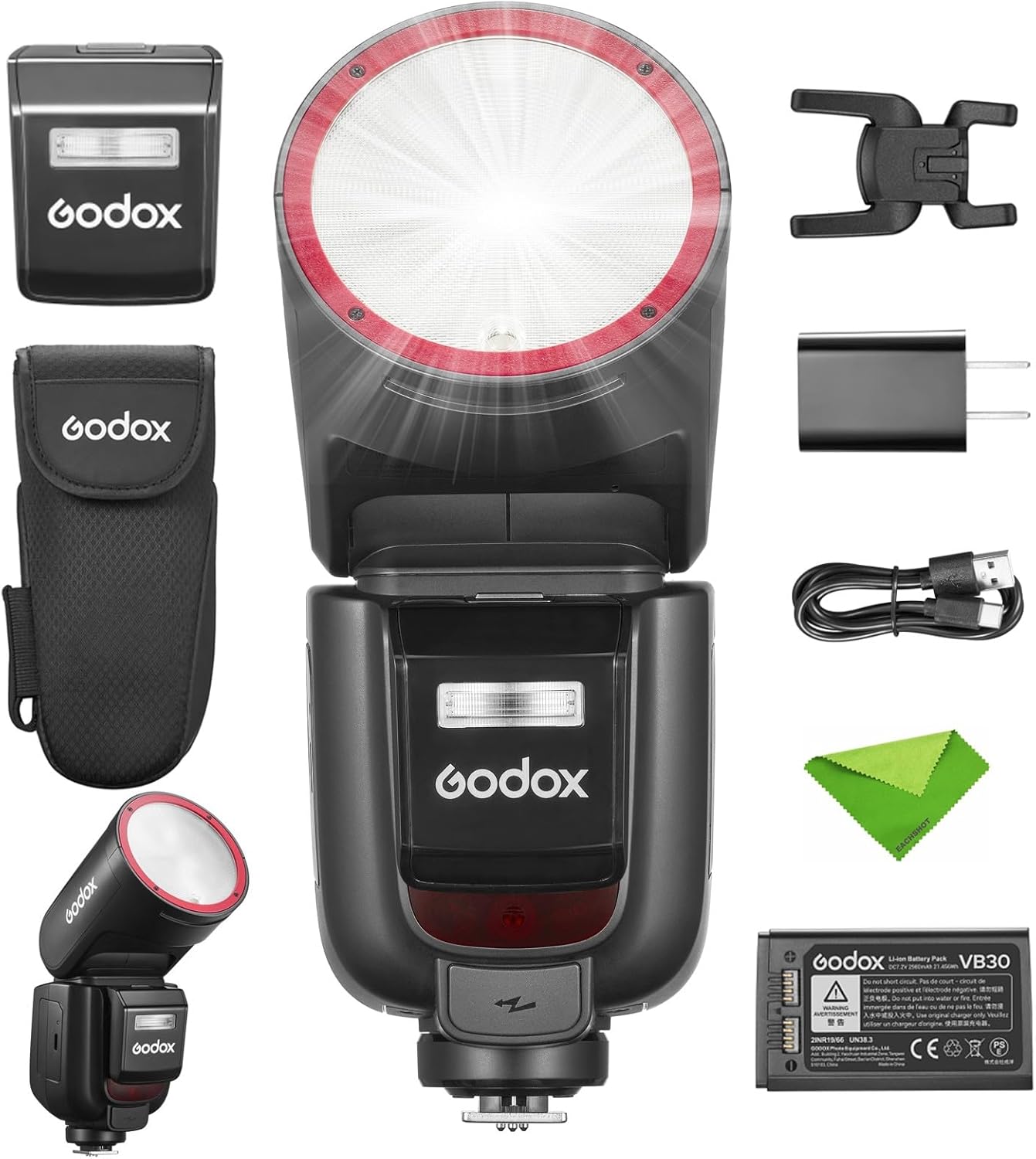 Godox V1Pro-N TTL Flash for Nikon Cameras with 1/8000 HSS