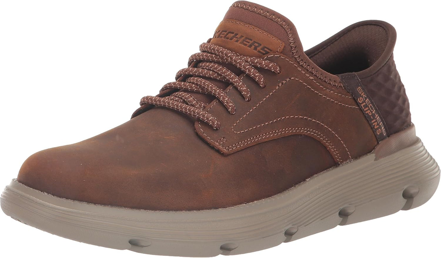Skechers Mens Slip-ins Garza Gervin Casual Slip-On Shoes Review