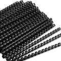 Plastic Binding Combs 300 Pcs 19-Ring 1/2 in Black - Bulk Pack
