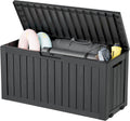 KAMABOKO Deck Box 75 Gallon Waterproof Outdoor Storage - Lockable Lid
