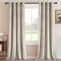 Velvet Curtains 84 in Length 2 Panels - Room Darkening Luxury