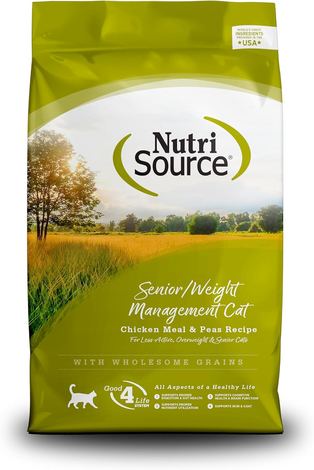 NutriSource Senior and Weight Management Cat Food for Healthy Cats