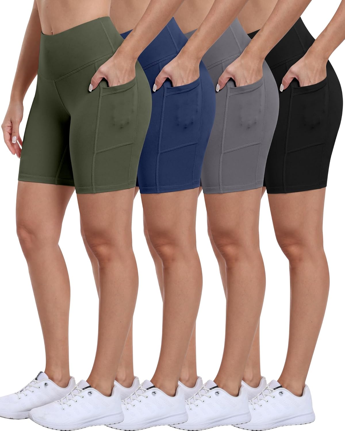 ATHVOTAR Biker Shorts for Women - High Waisted Workout Gear