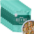 Portland Pet Fresh Dog Food Pouches - Human-Grade Beef Topper
