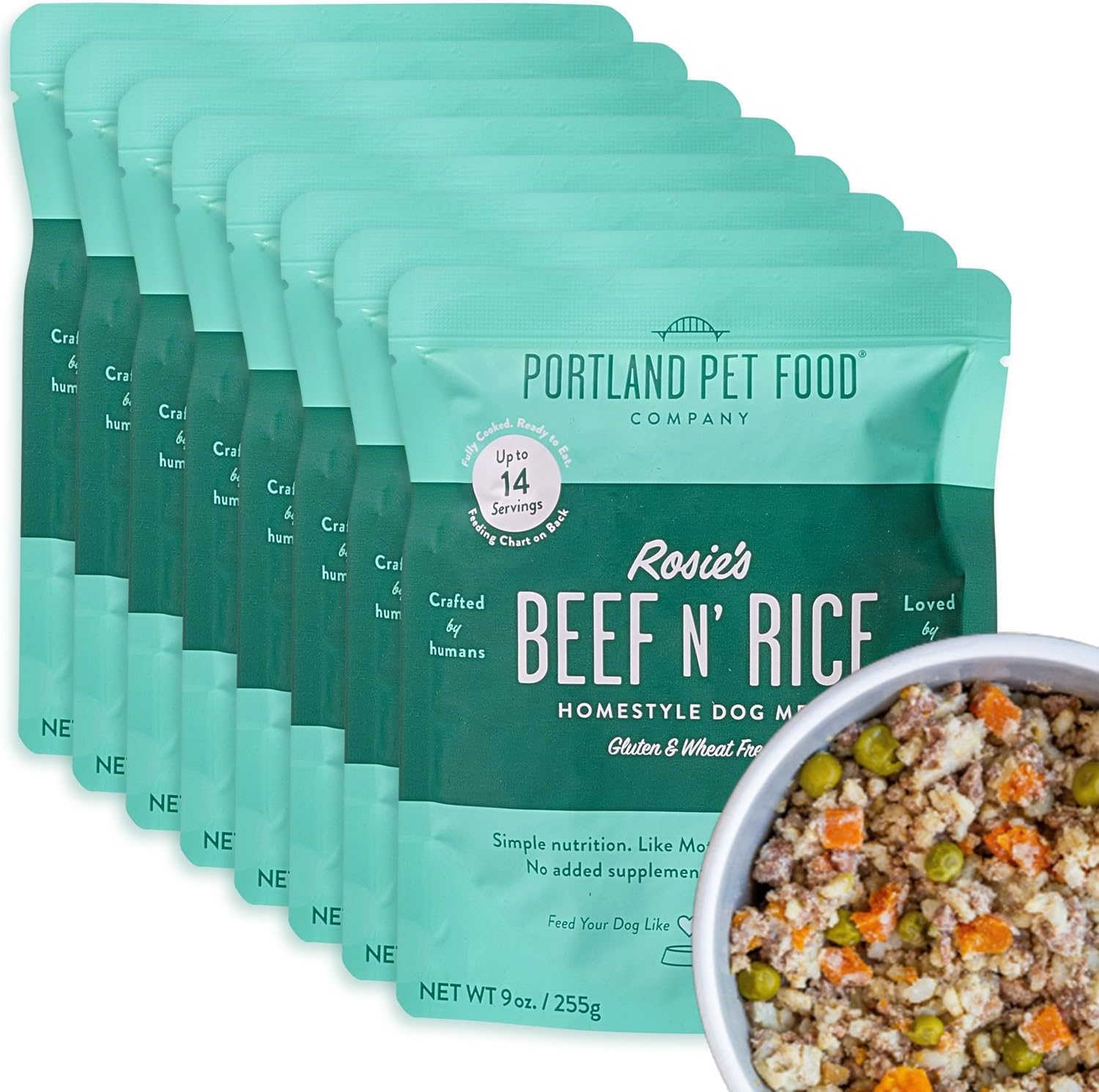 Portland Pet Food Company Fresh Dog Food Pouches for All Breeds