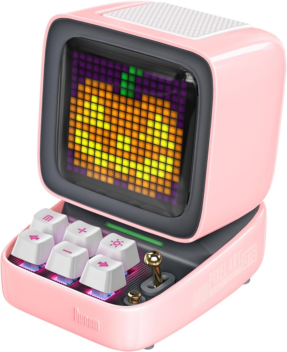 Divoom Ditoo Retro Pixel Art Game Bluetooth Speaker in Pink