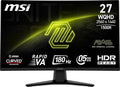 MSI MAG 274CQF 27in QHD Curved Monitor - 180Hz Gaming Display
