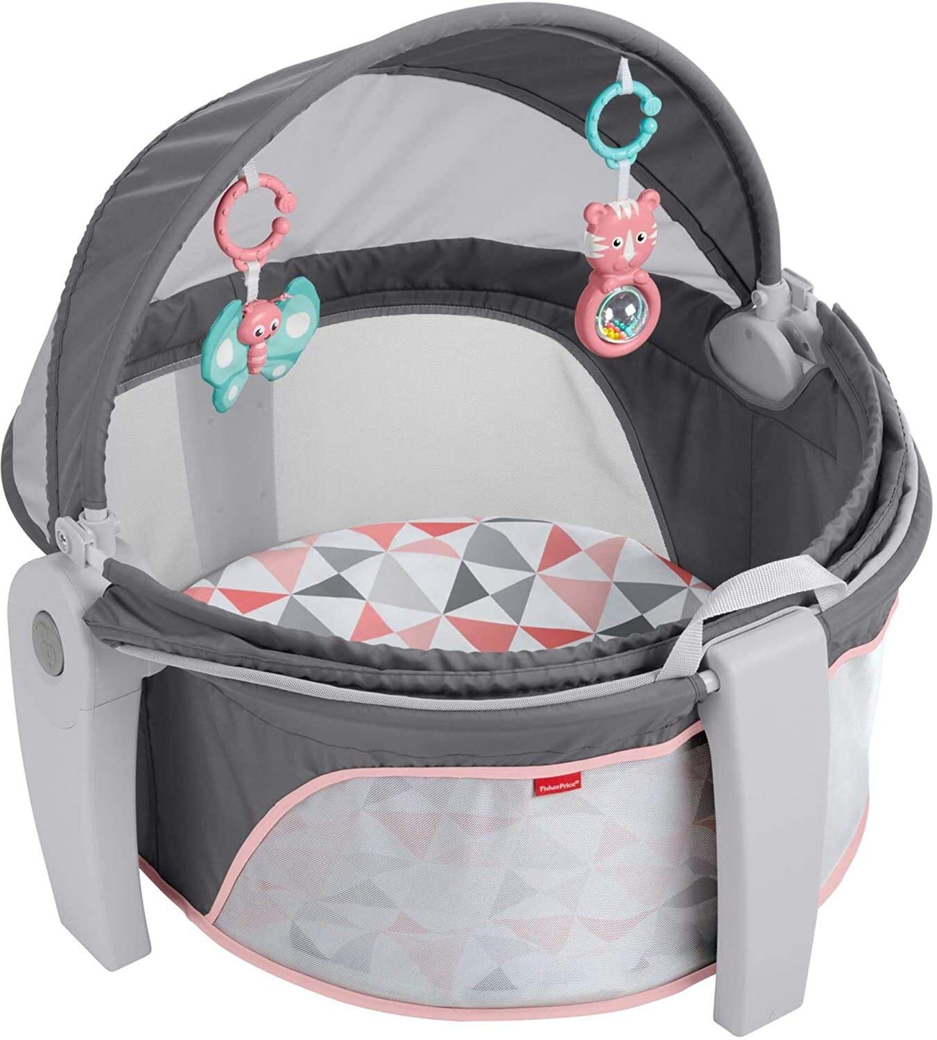 Fisher-Price Portable Bassinet On-The-Go Baby Dome for Travel