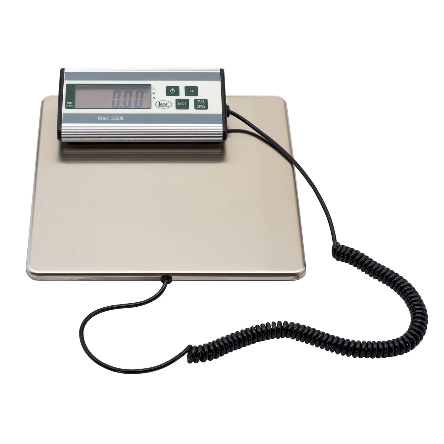 Stainless Steel Digital Scale for Weighing Up to 330 Pounds
