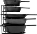 Cuisinel Heavy Duty Pots and Pans Organizer Rack - Space Saving 5 Tier
