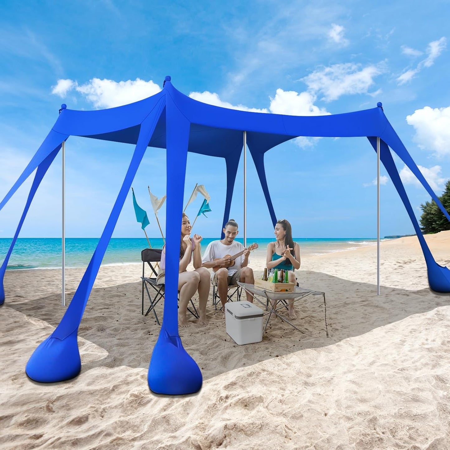 10x10ft Sun Shelter with UPF50+ - Ultimate Shade Package!