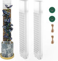 Moss Poles 4PCS 18.7-in Plastic Moss Poles for Climbing Plants
