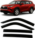 2020-2025 Tape-On Side Window Visor Deflectors for Toyota Highlander
