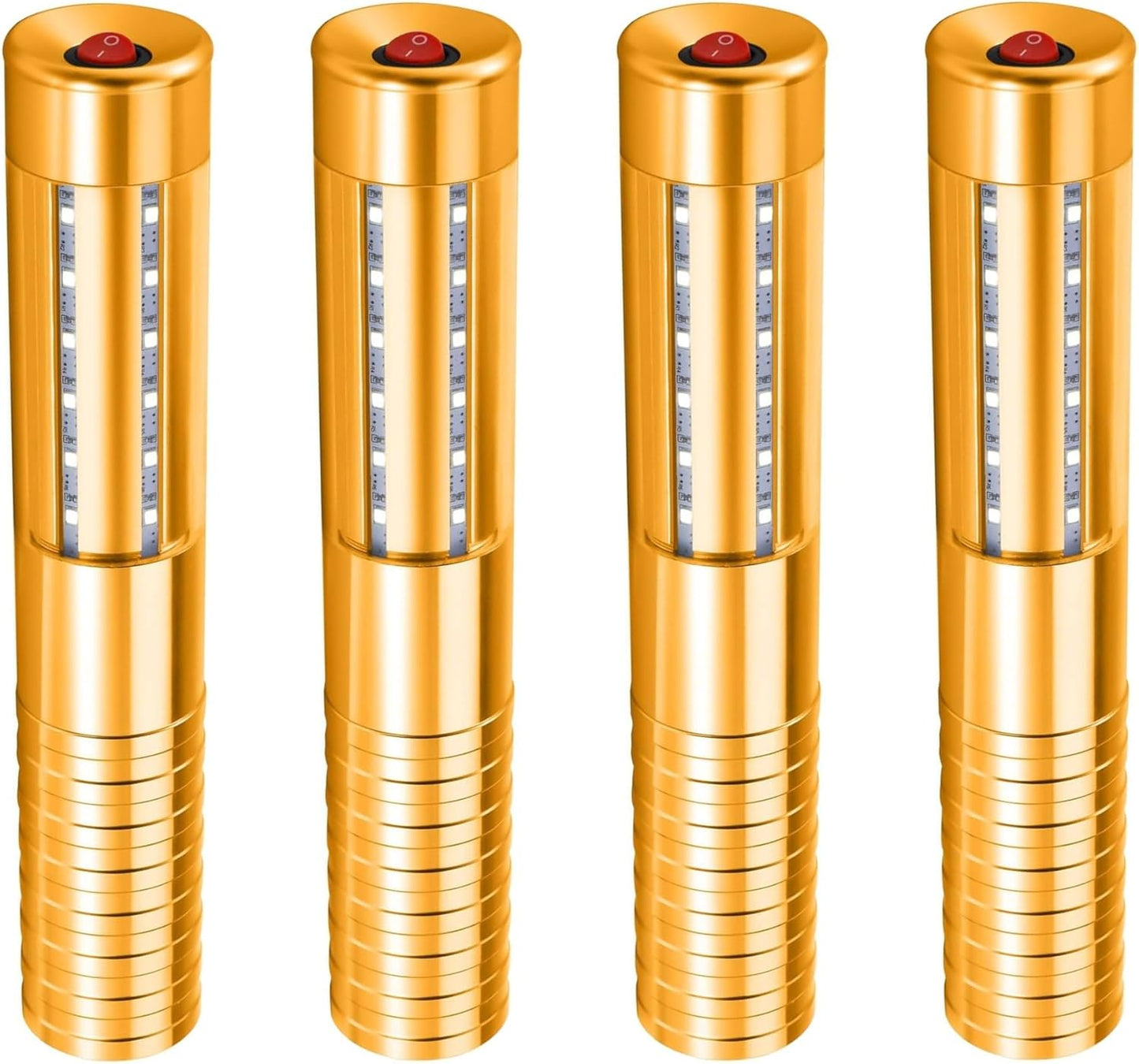 LED Strobe Baton Light Set for Parties and Events - Gold