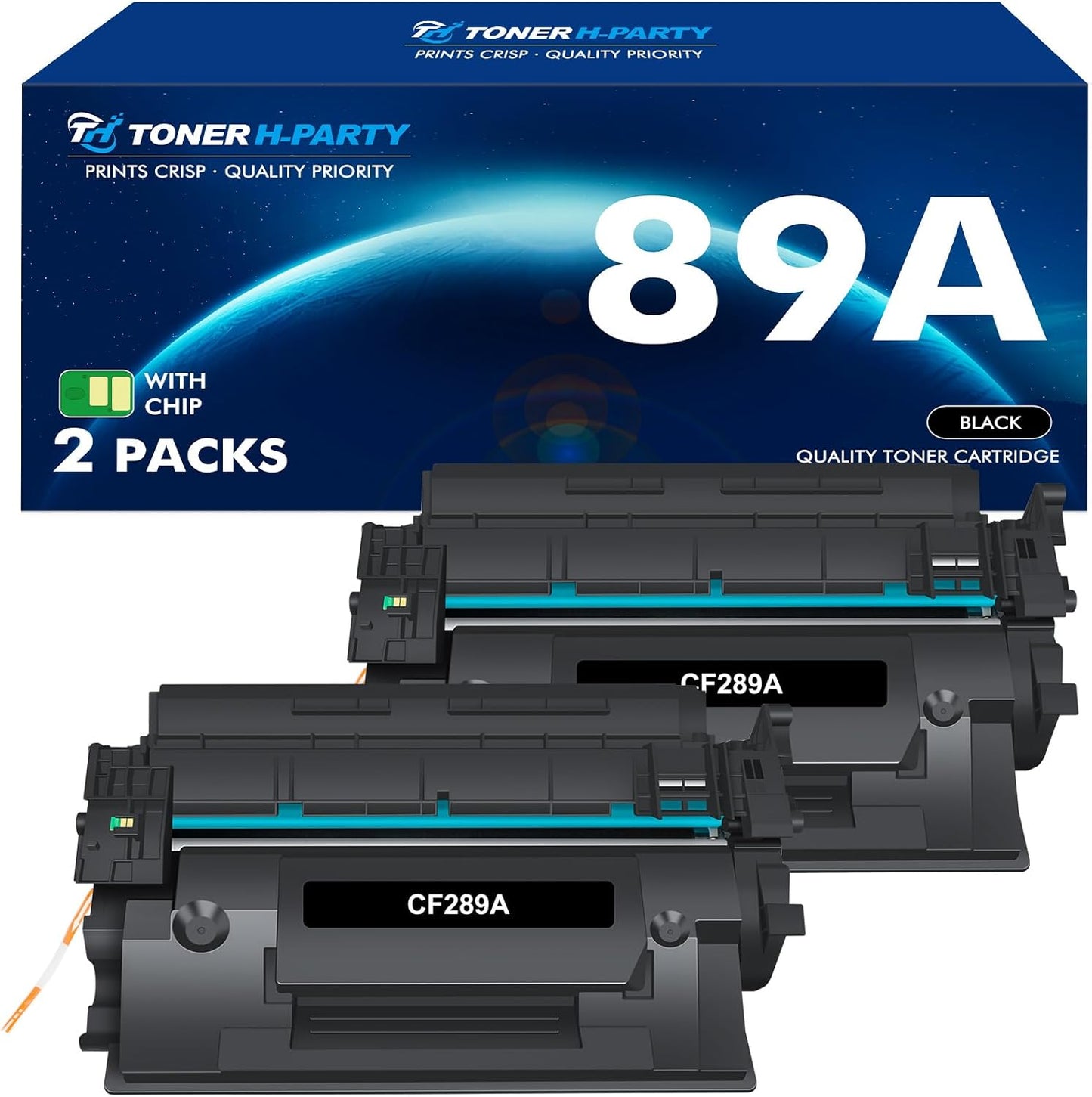 89A Black Toner Cartridge Replacement for HP LaserJet Printers