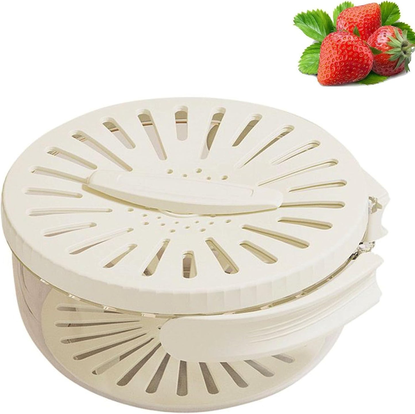 2025 Multi-Function Draining Basket: Rinse, Strain, Store!