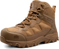 NORTIV 8 Waterproof Steel Toe Boots for Men - Durable Safety Work ASTM