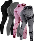 Tie Dye High Waisted Workout Leggings - Butt Lifting Compression 90%