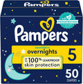 Pampers Overnight Diapers Swaddlers Overnights Size 5 - Night