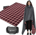 DUKUSEEK Waterproof Stadium Blanket for Outdoor Events and Camping