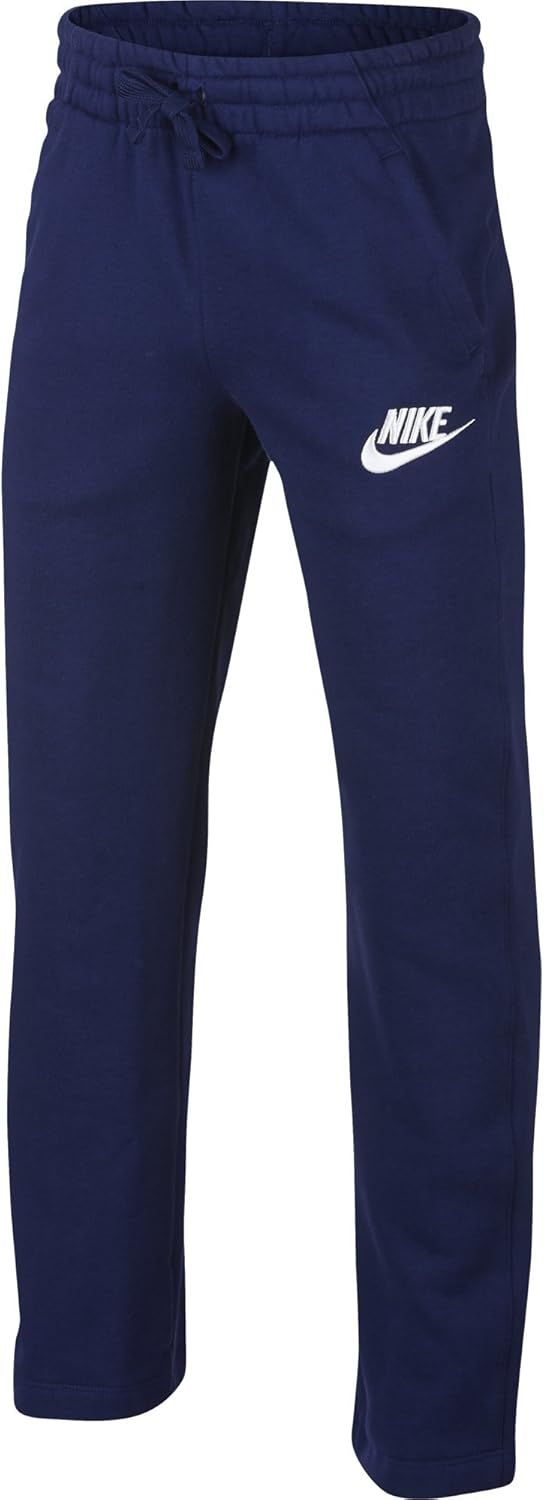 NIKE Sportswear Boys' Club Fleece Open Hem Pants for Comfort
