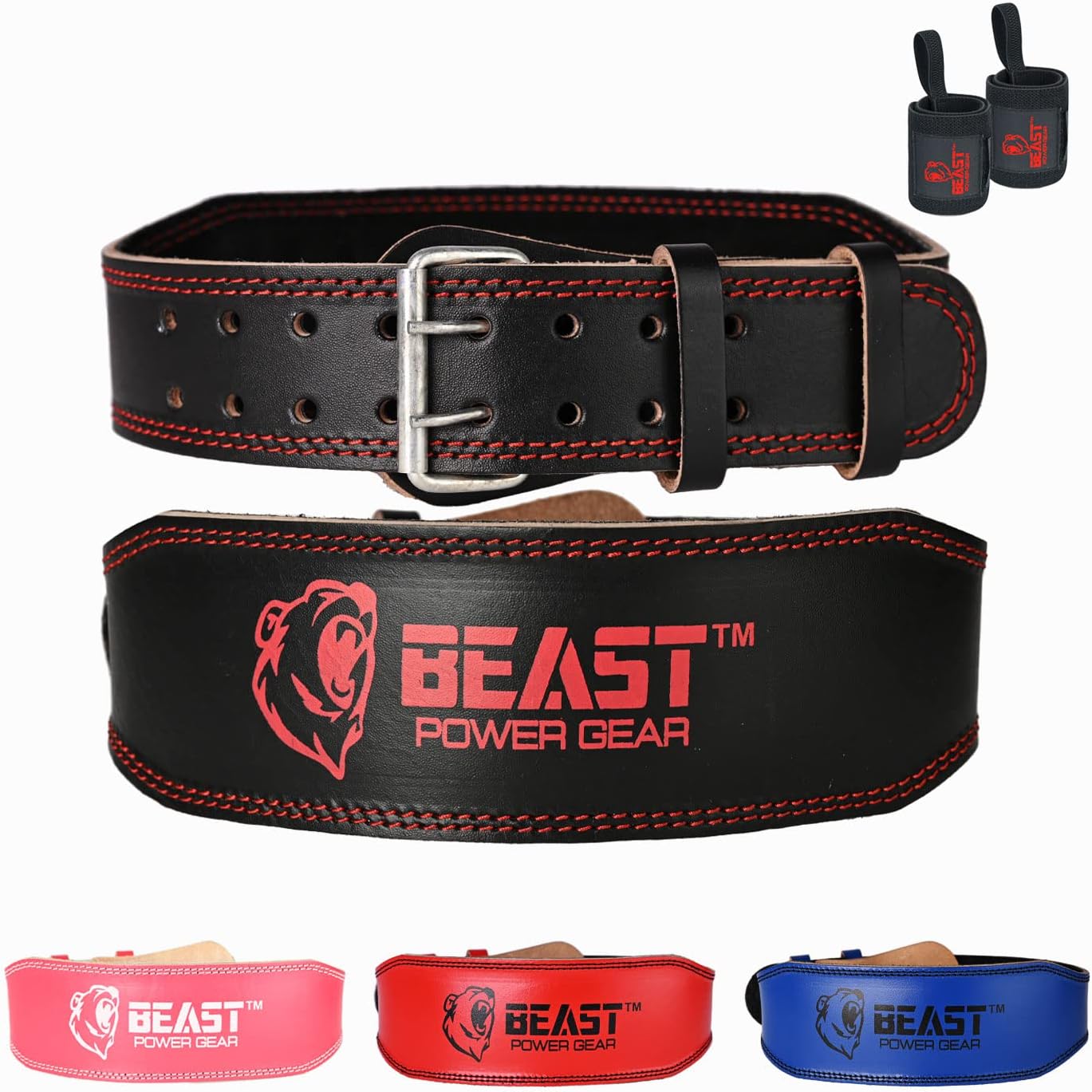 Weight Lifting Belt with Padded Lower Back Support for All