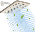 Hibbent 6ft Thickness Metal Rain Shower Head - High Pressure Brushed