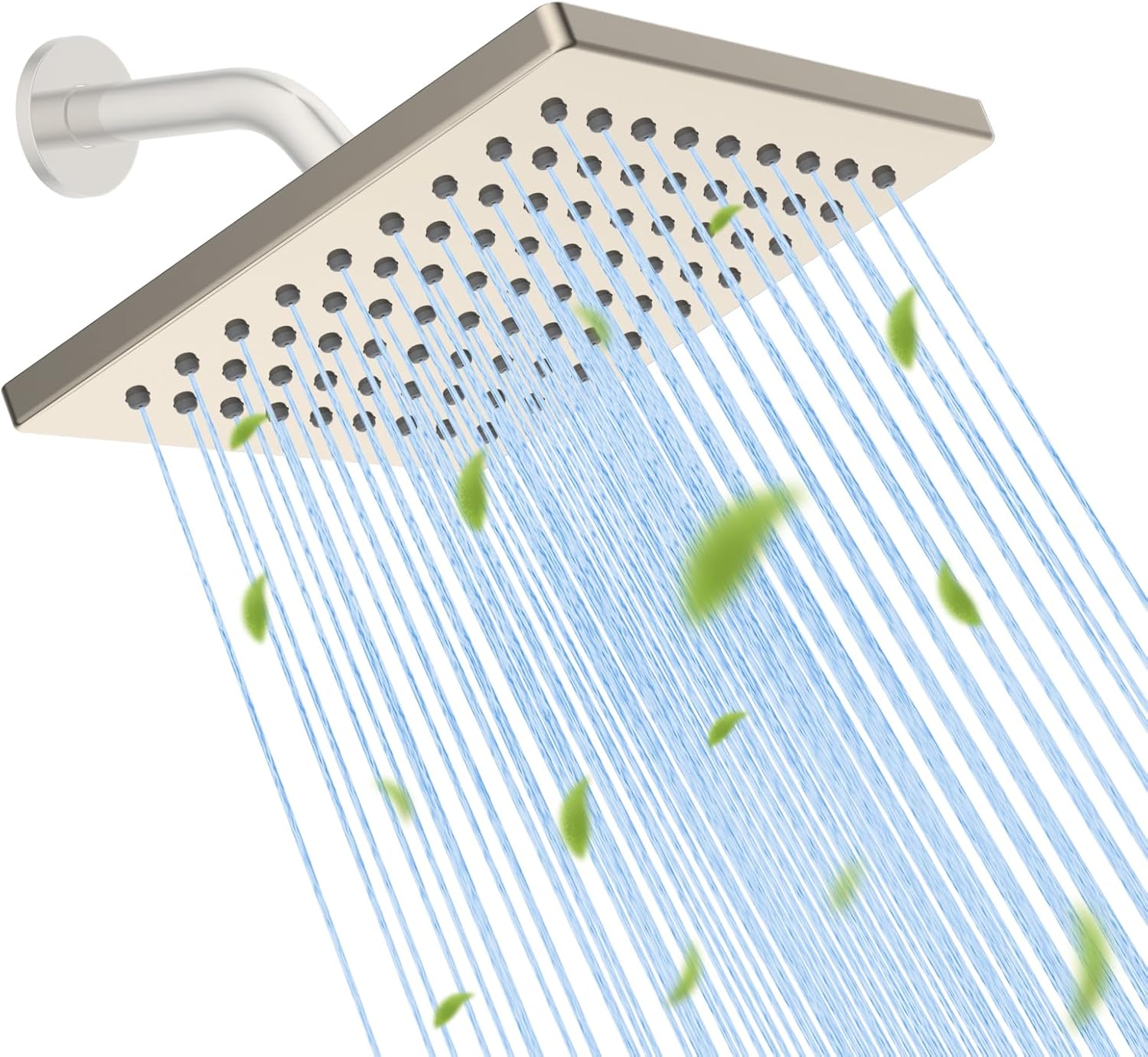 Hibbent 6-Inch High Pressure Rainfall Shower Head for Luxury