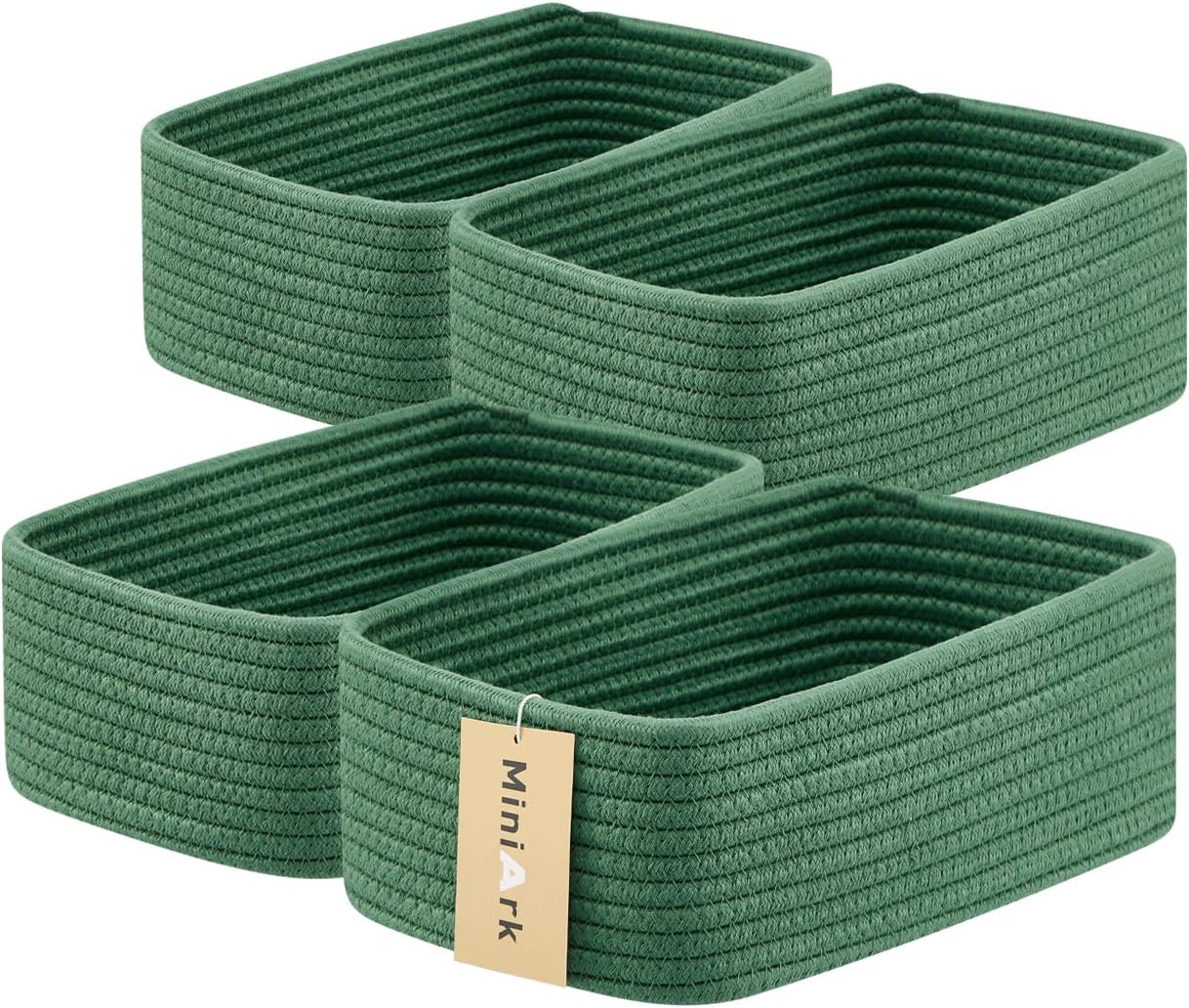 Small Storage Baskets for Organizing - Woven Rope Baskets