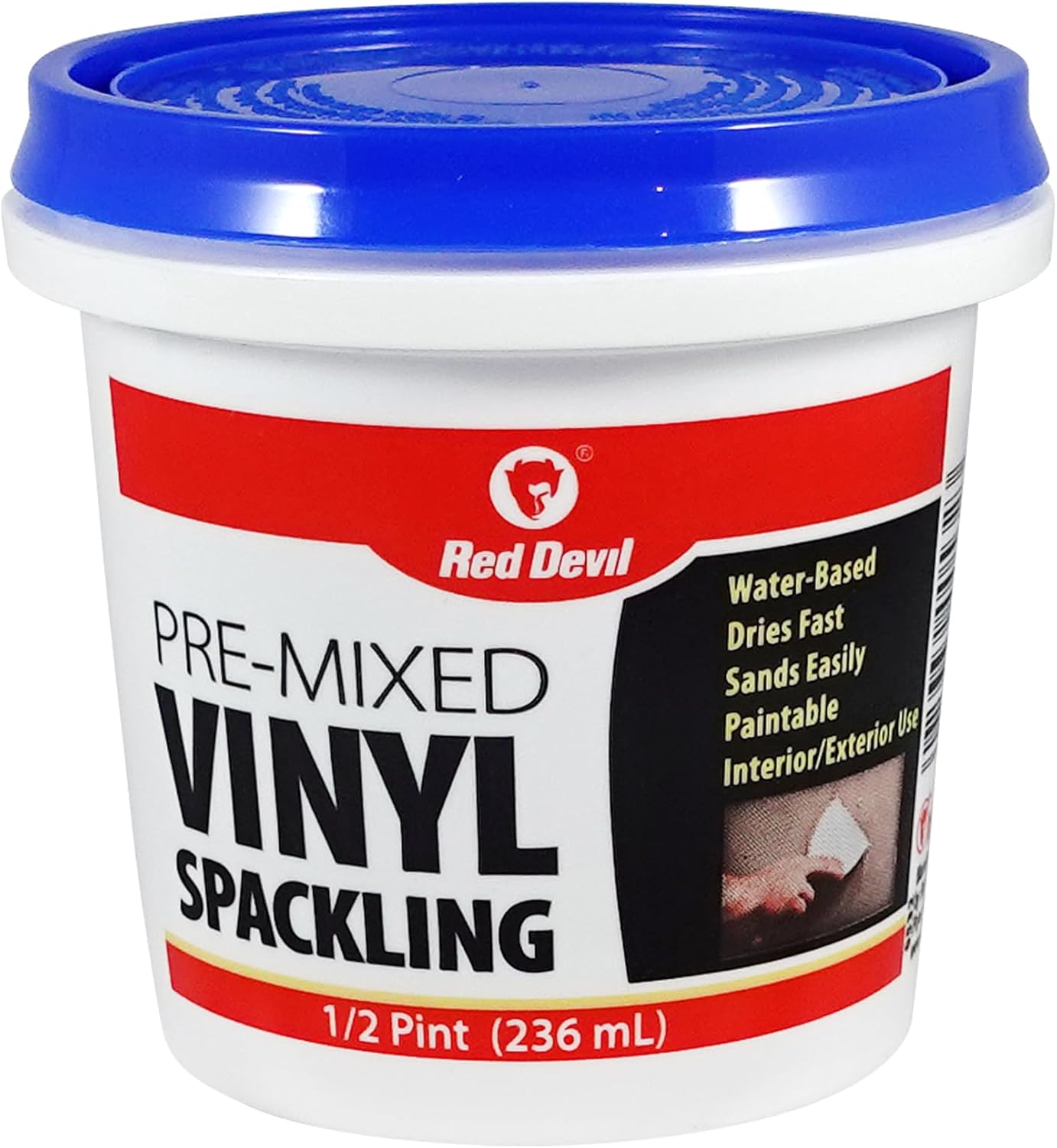 Red Devil 0532 Pre-Mixed Vinyl Spackling for Home Repairs